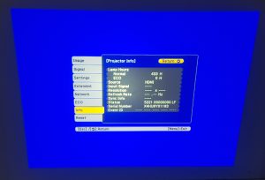 EPSON EB-X41 Projector with 433 Lamp Hours Used - Image 2