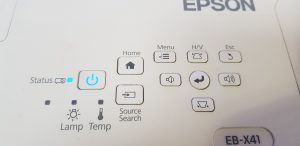 EPSON EB-X41 Projector with 433 Lamp Hours Used - Image 3