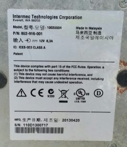 Intermec 1002UU04 Charger Dock Station For CK70/CK71 Barcode Scanner - Spares/Repairs - Image 3