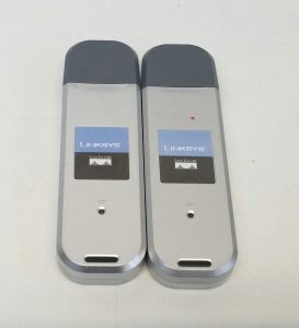 2X Linksys Compact Wireless-G WUSB54GC USB Adapters