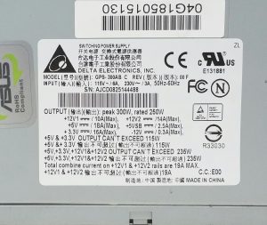 Delta GPS-300AB C Switching Power Supply Unit PSU 250W Max - Image 3