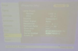 Epson H692B EB-X27 HDMI LCD Projector with 1415 Lamp Hours Used - Image 9