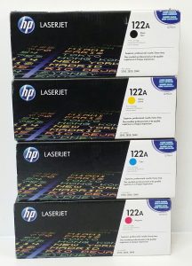 HP 122A Black Cyan Magenta Yellow LaserJet Toner Cartridge - Job Lot x4 Q3961A,Q3960A,Q3961A,Q3963A - Image 2