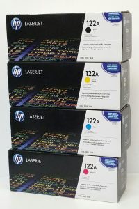 HP 122A Black Cyan Magenta Yellow LaserJet Toner Cartridge - Job Lot x4 Q3961A,Q3960A,Q3961A,Q3963A