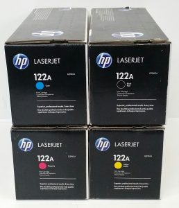 HP 122A Black Cyan Magenta Yellow LaserJet Toner Cartridge - Job Lot x4 Q3961A,Q3960A,Q3961A,Q3963A - Image 4