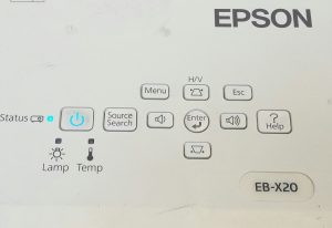 Epson H570B EB-X20 HDMI LCD Projector with 2054 Lamp Hours Used - Image 10