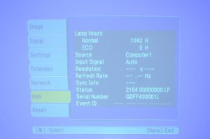 Epson EB-430 Projector with 1042 Lamp Hours Used - Image 4
