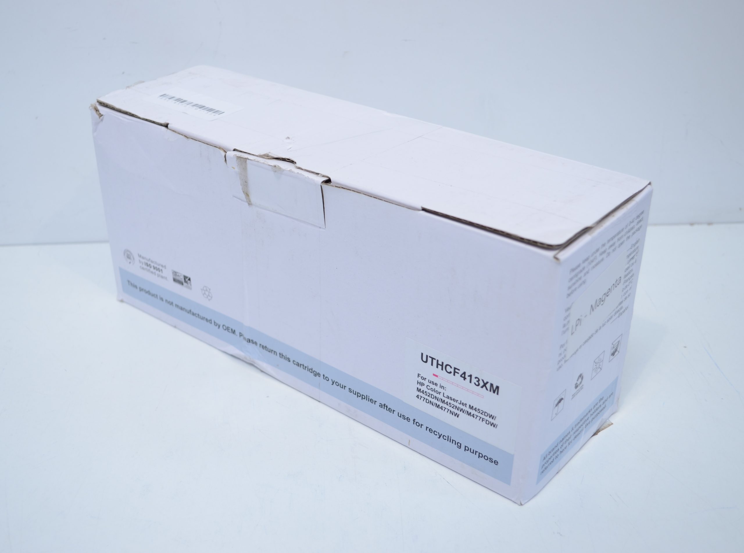 DSC_0004 UTHCF413XM Laser Toner Cartridge For Use In HP M452DW/DN/NW/M477FDW/DN/NW - Image 1