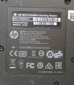 HP 2013 UltraSlim Docking Station D9Y32AA - Image 3