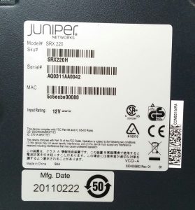 Juniper Networks SRX220 Service Gateway Switch - Image 3