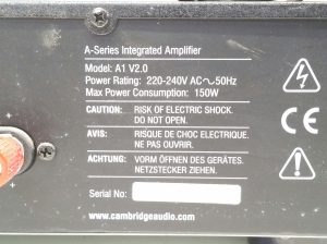 Cambridge Audio A1V2.0 A-Series Integrated Amplifier - Image 3