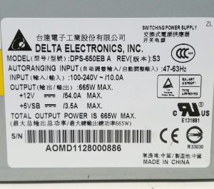 Delta Electronics DPS-650EB A 665W Max Switching Power Supply Unit - Image 3
