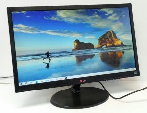 LG 24EN43VSA Flatron 24EN43VS-B 24" HDMI VGA DVI Monitor w Stand