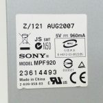 Sony MPF920 Floppy Disc Drive Black - Image 3