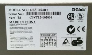 D-Link DES-1024R+ 24-Port 10/100 Fast Ethernet Switch + Power Supply Included - Image 3