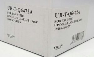 UB-T-Q6472A Yellow High Quality Toner for HP Color LaserJet 3600/3600N/3600DN - Image 3