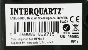 InterQuartz 98393HS Enterprise Speaker Desk Phone - Image 3