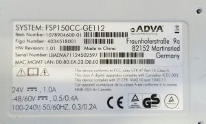 Adva Etherjack FSP 1500CC FSP50CC-GE112 Fibre Switch - Image 3