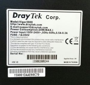 Draytek Vigor3900 Multi-WAN Security Appliance Firewall - Image 3