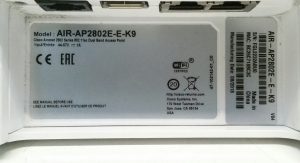 Cisco AIR-CAP2802E-E-K9 Aironet 2802 Series 802.11ac PoE Dual Band Access Point w/o PSU - Image 3