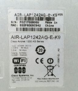 Cisco Systems AIR-LAP1242AG-E-K9 VO5 Aironet 1200 AG Series Access Point - Image 3