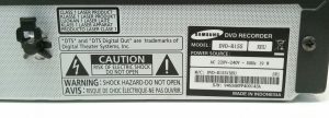 Samsung DVD-R155 Ram+Rw+R Multi-recording DVD Recorder DVD-R155XEU - Image 3