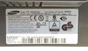 Samsung S24B420BW 24" Monitor - Image 3