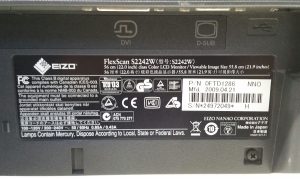 Eizo Flexscan S2242W 22" Class Color LCD Monitor - Image 3