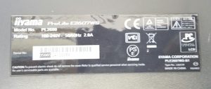 IIYAMA ProLite E2607WS PL2600 26" DVI HDMI VGA Audio IN Monitor - Image 3
