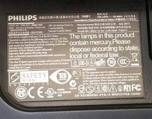 Philips Brilliance 190B MWB1190T 19" VGA DVI Monitor - Image 3