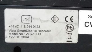 Vista VLS-10DR SmartDisc 10 CCTV Video Recorder - Image 3