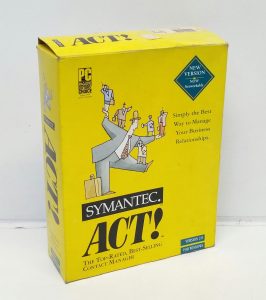 Symantec Version 2.0  contact manager