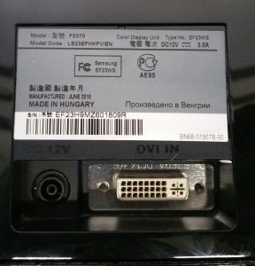 Samsung Syncmaster P2370 DVI 23" Widescreen LCD Monitor - Image 3