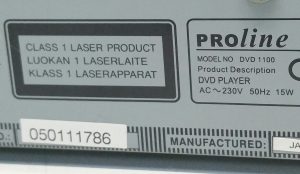 Proline DVD1100 DVD CD MP3 Kodak Picture CD Compatible DVD Player w Remote - Image 5