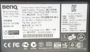 BenQ MP525P VGA Projector - Image 3