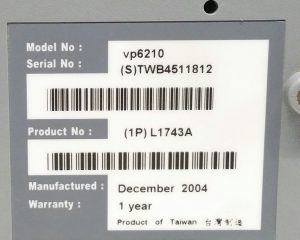 HP VP6210 VGA Projector - Image 3
