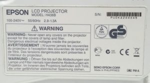 Epson EB-S11 H436B LCD Projector #3802 - Image 3