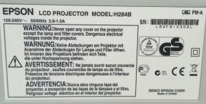 Epson EB-X6 H284B LCD Projector #3803 - Image 3