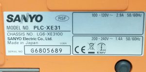 Sanyo PLC-XE31 Pro XtraX Multiverse Projector - Image 3