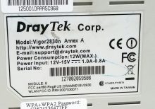 Draytek Vigor2830n Annex A ADSL2+ Security Firewall - Image 3