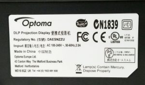 Optoma DAESNZZU Dlp Projection Display - Image 4