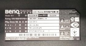 BenQ GL2250-B 22" Senseye 3 VGA, DVI-D LCD Monitor - Image 3