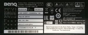 BenQ DL2215-B 22" DVI-D VGA LCD Monitor Screen - Image 3