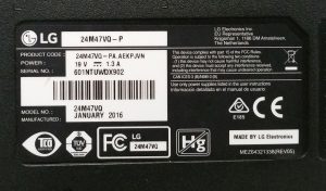 LG 24M47VQ-P 24" DVI-D VGA HDMI LED Monitor - Image 3
