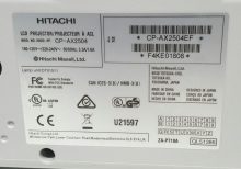 Hitachi CP-AX2504 LCD Projector w 0 Lamp Hours Used - Image 3