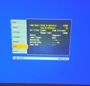 Epson EMP-6100 LCD Projector w 2450 Lamp Hours Used - Image 2