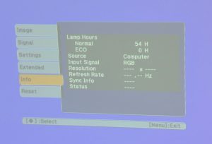 Epson EB-S7 H328B VGA LCD Projector w 54 Lamp Hours Used - Image 2