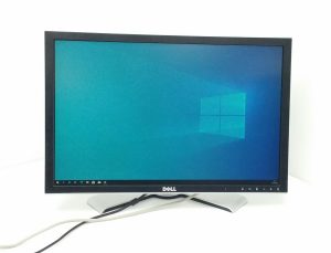 Dell 2407WFPb 24" VGA DVI-D LCD Monitor Screen Silver - Image 2