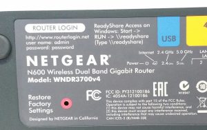 Netgear N600 Wireless Dual Band Gigabit Router WNDR3700v4 No PSU - Image 3