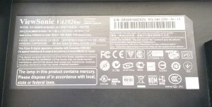 ViewSonic VA1926W 19" LCD Display Monitor VS11756 - Image 3